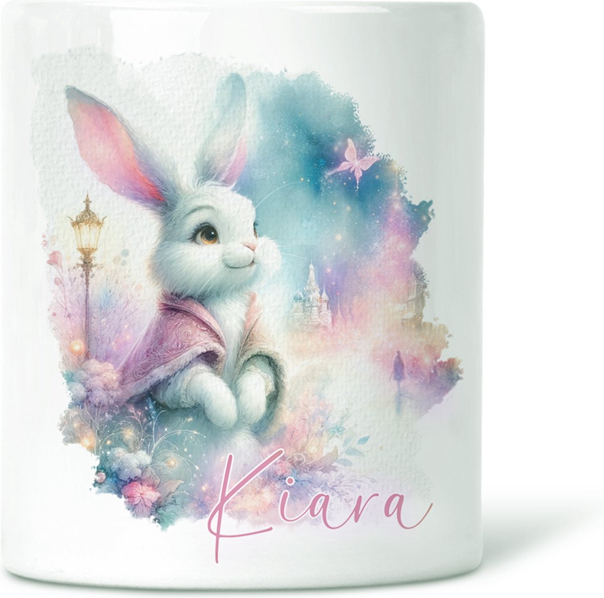 Goedkoopste Konijn gepersonaliseerde spaarpot met naam, Spaarpotje kind, Kerstcadeau Kinderen, Cadeau Kleindochter, Spaarpotten meisje, Keramische spaarpot, Keramiek, Baby Cadeau, Dochter Cadeau, Kraamcadeau