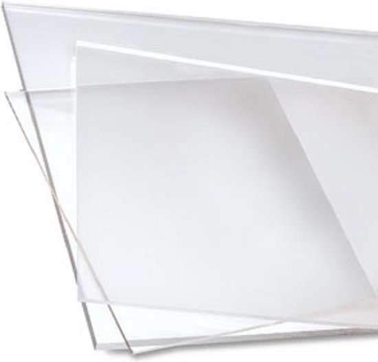 Images en plexiglas transparent | 10 pièces - 12 x 12 cm - 3 mm | Sur mesure - Prêt à l'emploi - Planches artisanales - Feuille acrylique cristalline