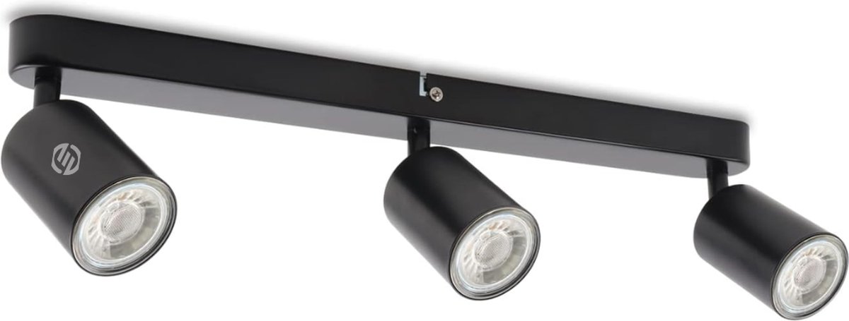 Equivera Plafonaire Lamp - Lamp - Plafond Lamp - Plafonnaire Lamp - Plafondlamp zwart