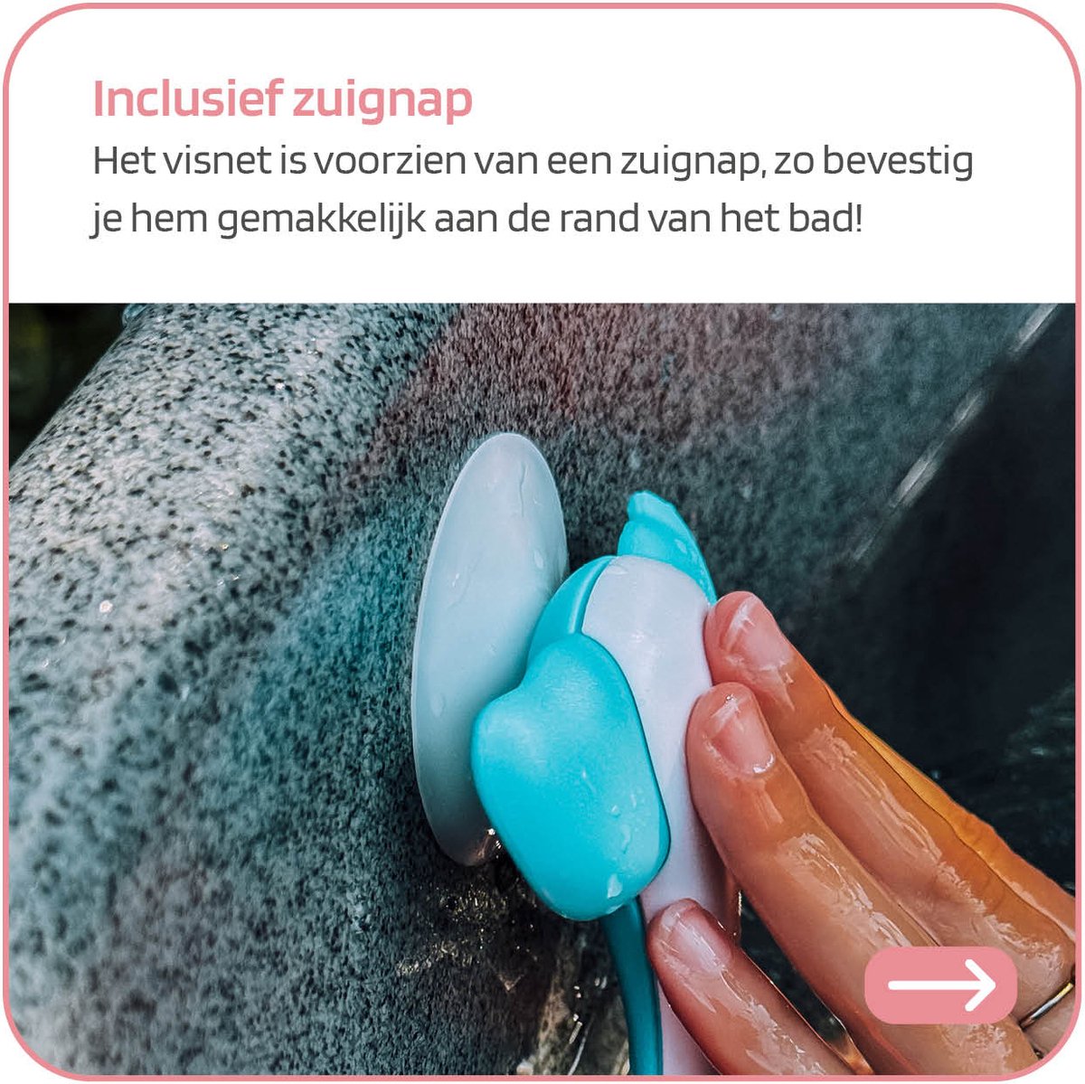 Jobber Waterplay Badspeelgoed - Visnet met bad dieren - Badspeeltjes — afbeelding 3