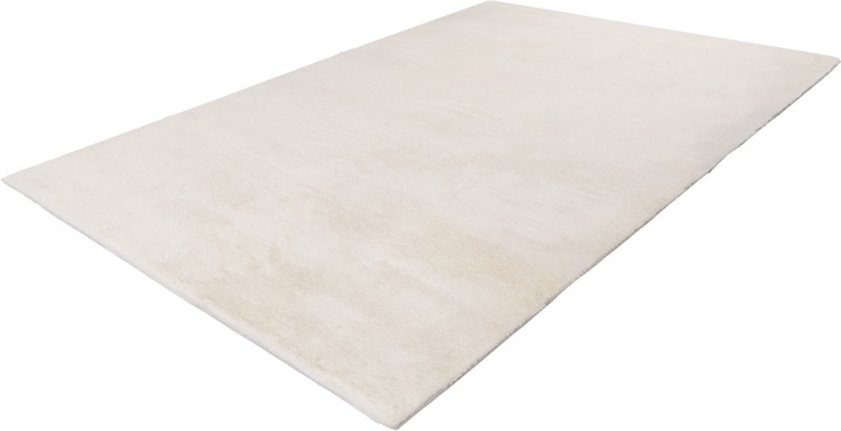 Emotion - Vloerkleed - Superzacht - Karpet - Tapijt effen Fluffy 80x150 cm wit