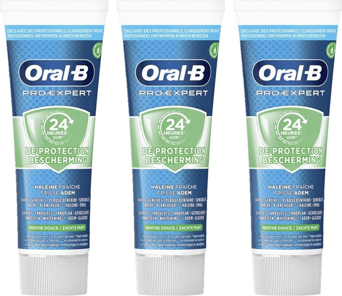 Goedkoopste Oral-B Tandpasta - Pro-Expert Frisse Adem - 3 x 75 ml