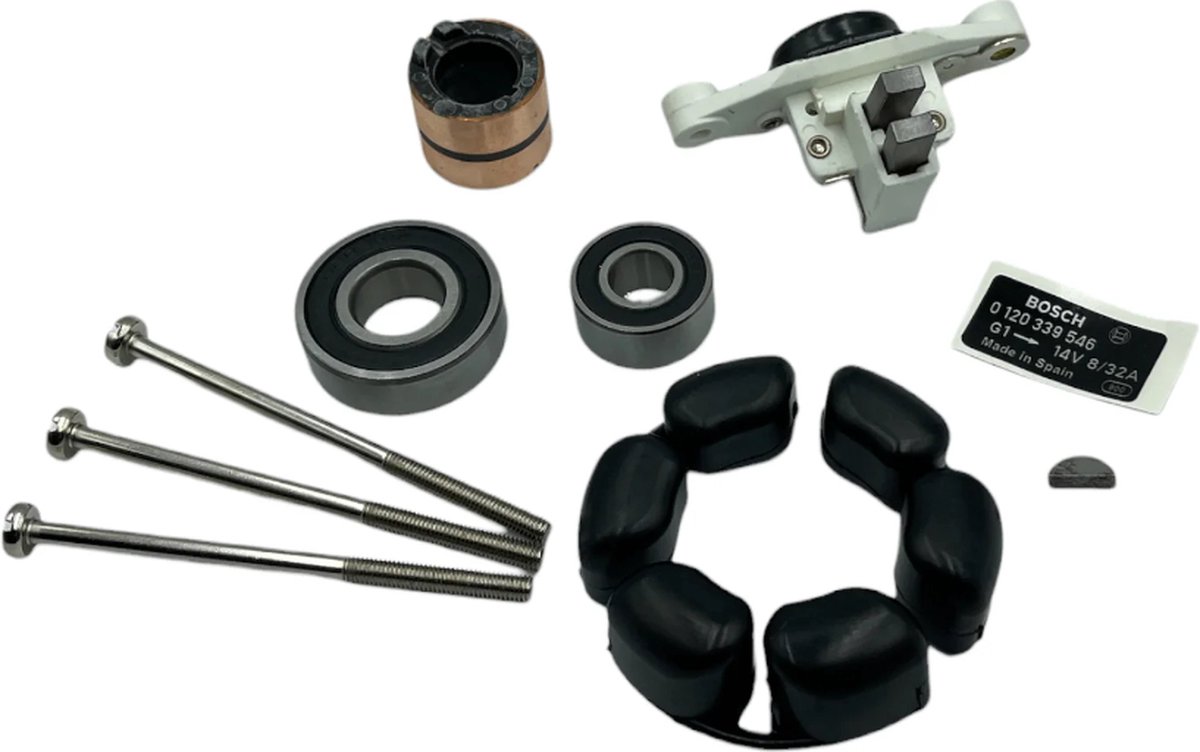Dynamo revisie kit voor 32 / 33 AMP dynamo geschikt voor BMW K1, K75, K100, K1100