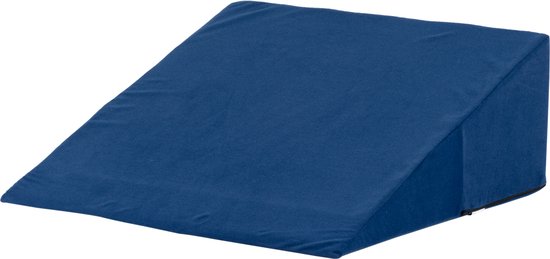 MultiMotion driehoekig kussen voor in bed High density foam - Wigkussen, stevig kussen met 1 kussenhoes - 60 x 59 x 25 cm