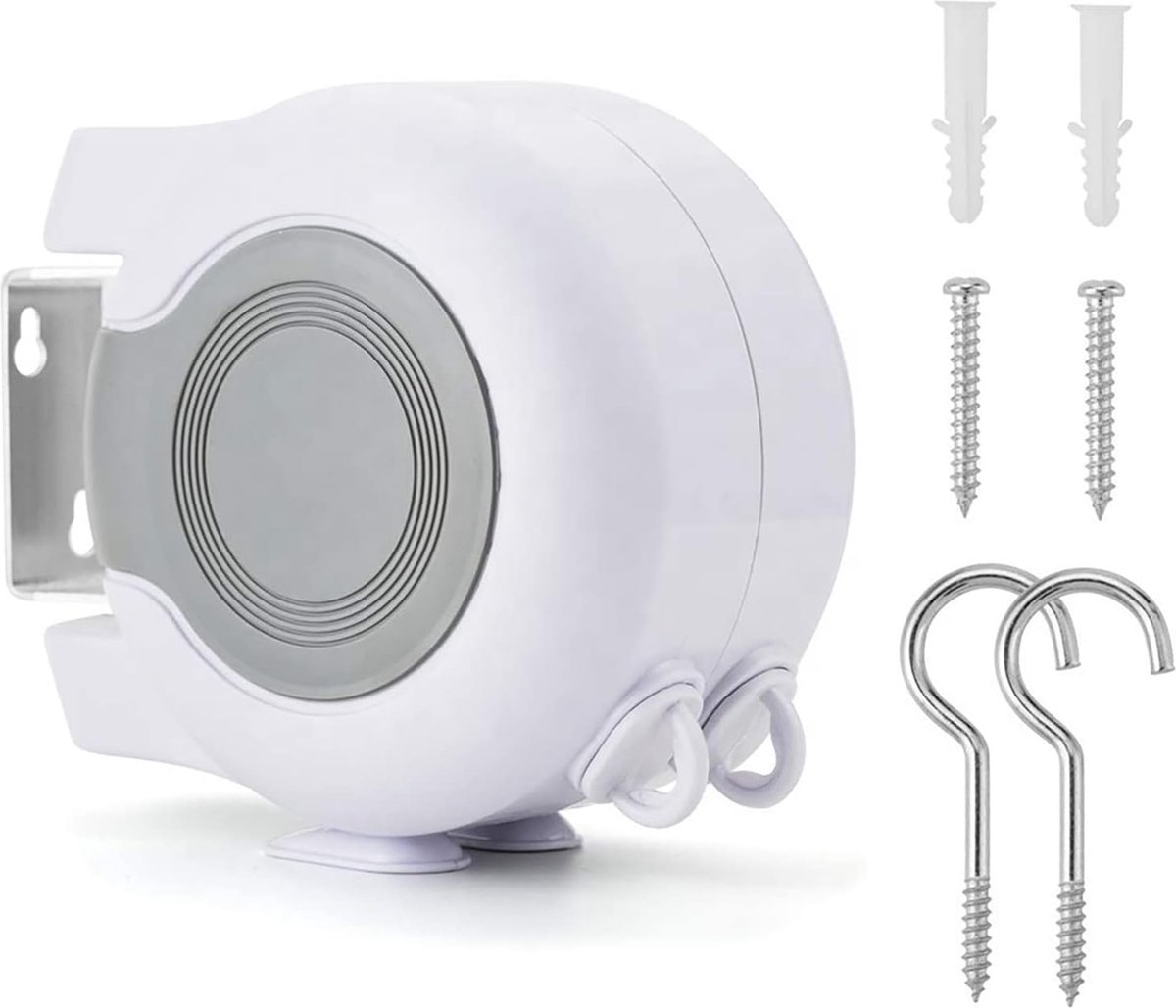 Goedkoopste Folding Uittrekbare Waslijn voor Binnen en Buiten met 30 Meter Droogcapaciteit