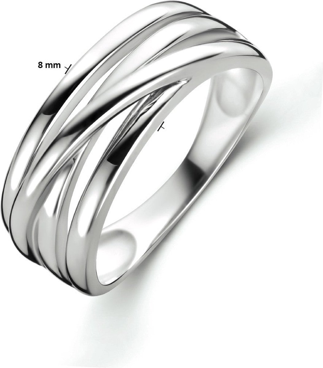 Gerhodineerd Zilver Ring 1334744