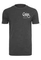 CRIJNS KWALITEITS T-SHIRT GRIJS / WIT Logo - MEDIUM