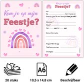TX 12 stuks uitnodigingen voor kinderverjaardag Among Us themafeest