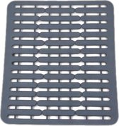 HGMD Gootsteenmat Grijs - Gootsteen Beschermer - Anti Kras - Keuken Accessoires - Siliconen