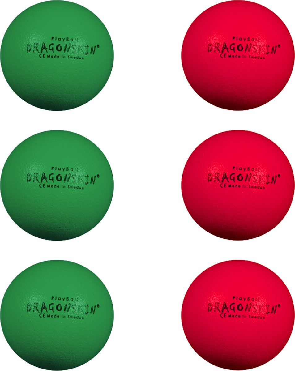 Dragonskin - Foambal met huid - 30 gram - 9 cm - Set van 6