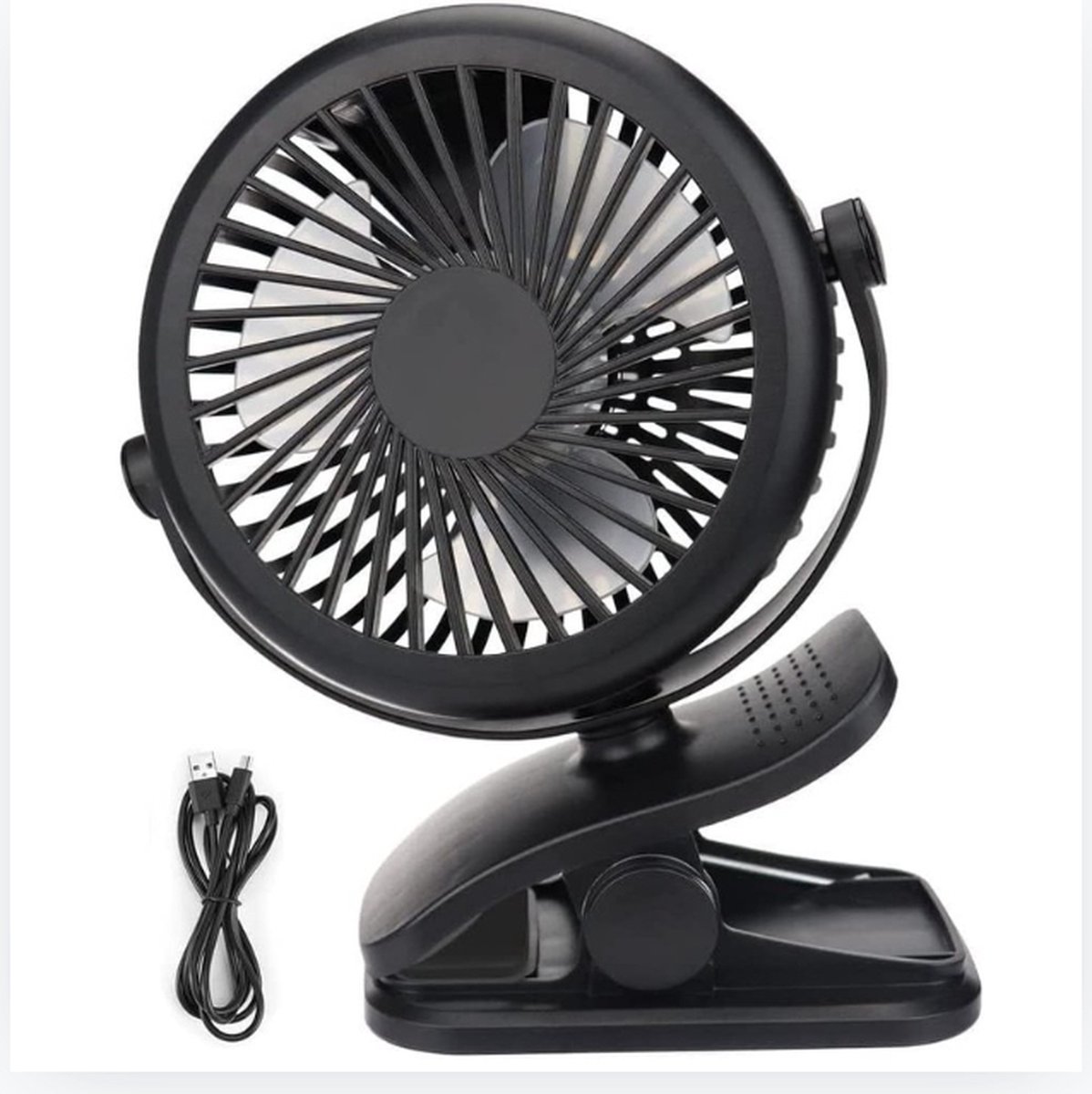 Tafelventilator - Statiefventilator - luchtstroomsnelheden – Zwenkfunctie - Bureau Ventilator - USB