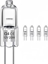 DW4Trading Ampoules Halogènes Ensemble de 4 Pièces G4, 12 V, 20 W - Intensité Variable