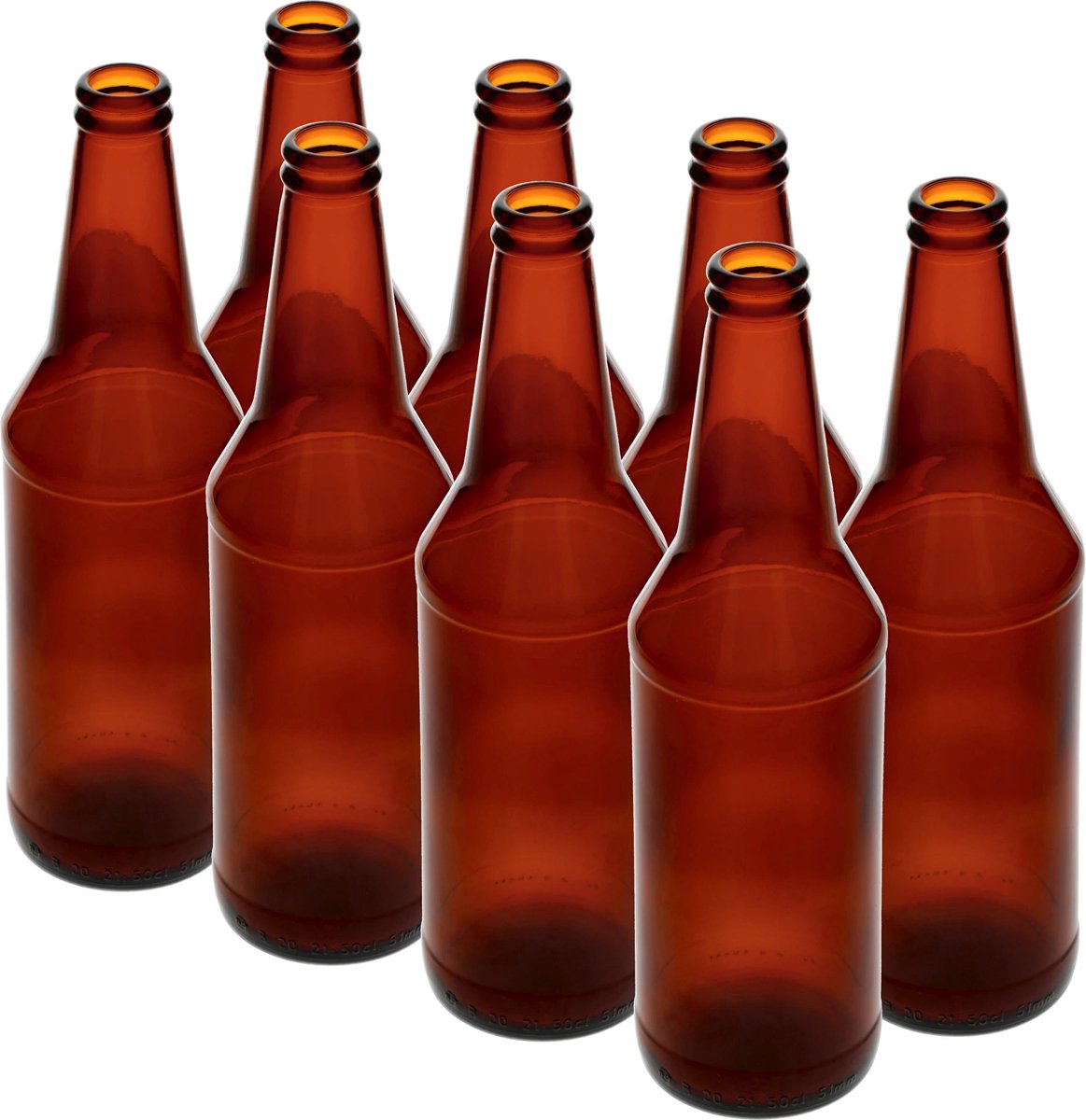 Bierfles 0,5 L - verpakking van 8 stuks - Bierflessen