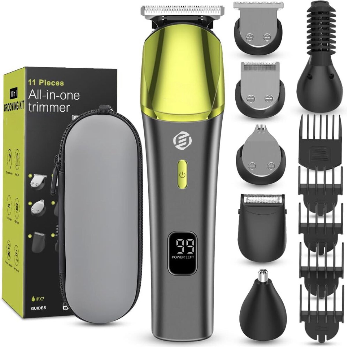 Equivera Bodygroomer Mannen - Trimmer Heren - Body Trimmer Mannen - Veilig Scheren - Scheerapparaat - Schaamhaar Trimmer Mannen - Trimmer Mannen Schaamstreek