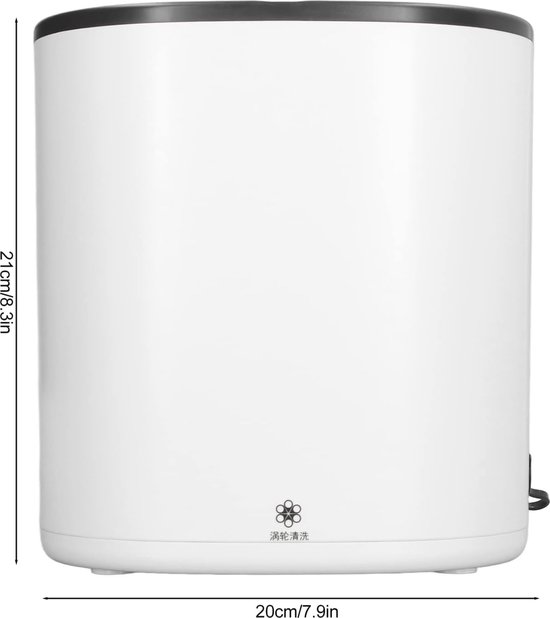 Video's over Wat is Sterke Schoonmaak Draagbare Vouwbare 7kg Boveader Mini Wasmachine