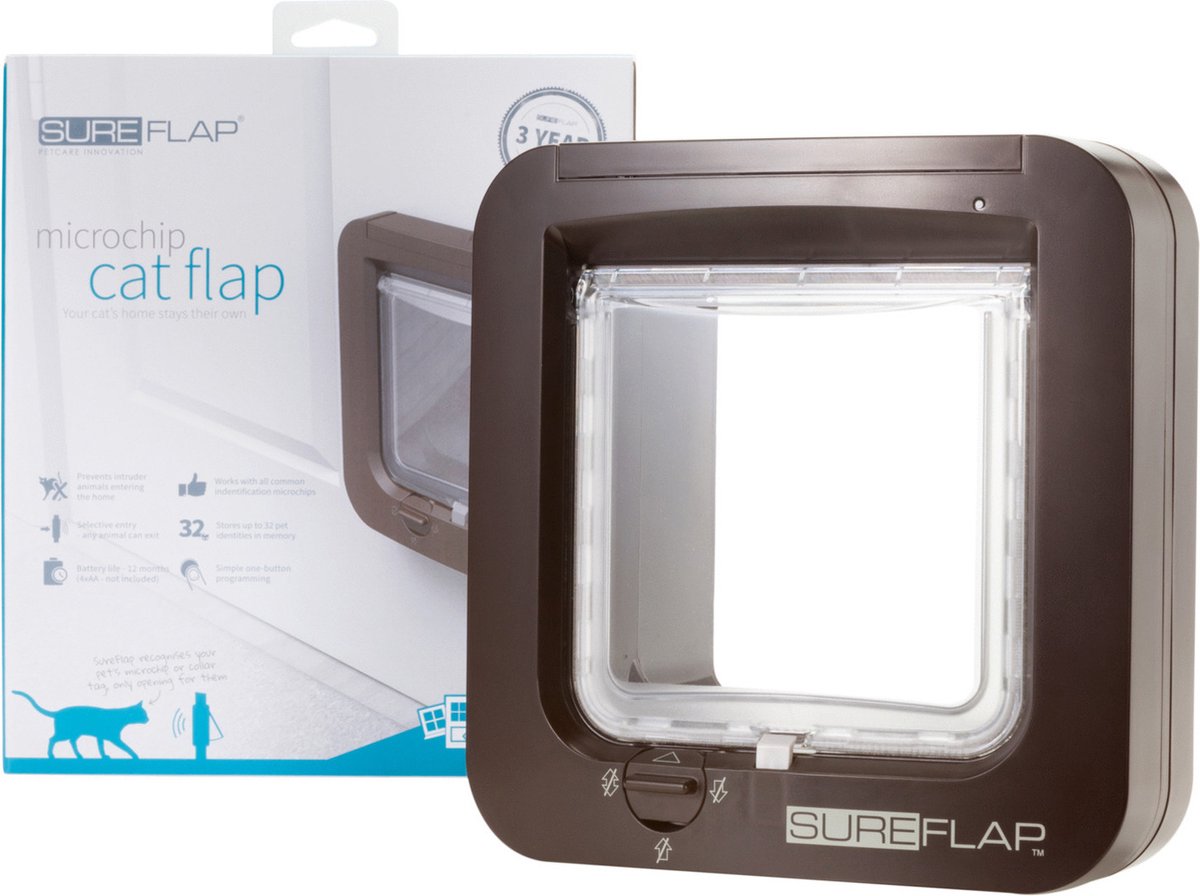 SureFlap Microchip - Kattenluik - Bruin thumbnail 3