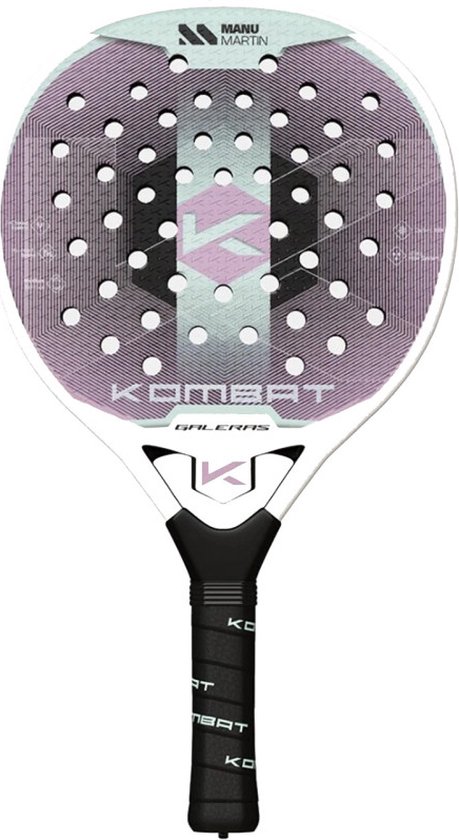 Kombat Galeras - 18K (Druppel) - 2025 padel racket + RUGZAK