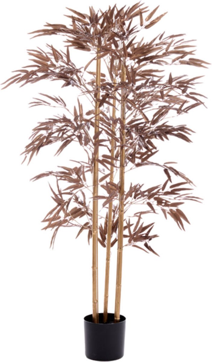 Light & Living Light&living Ornament in pot 152x90x152 cm BAMBOO metallic donker brons