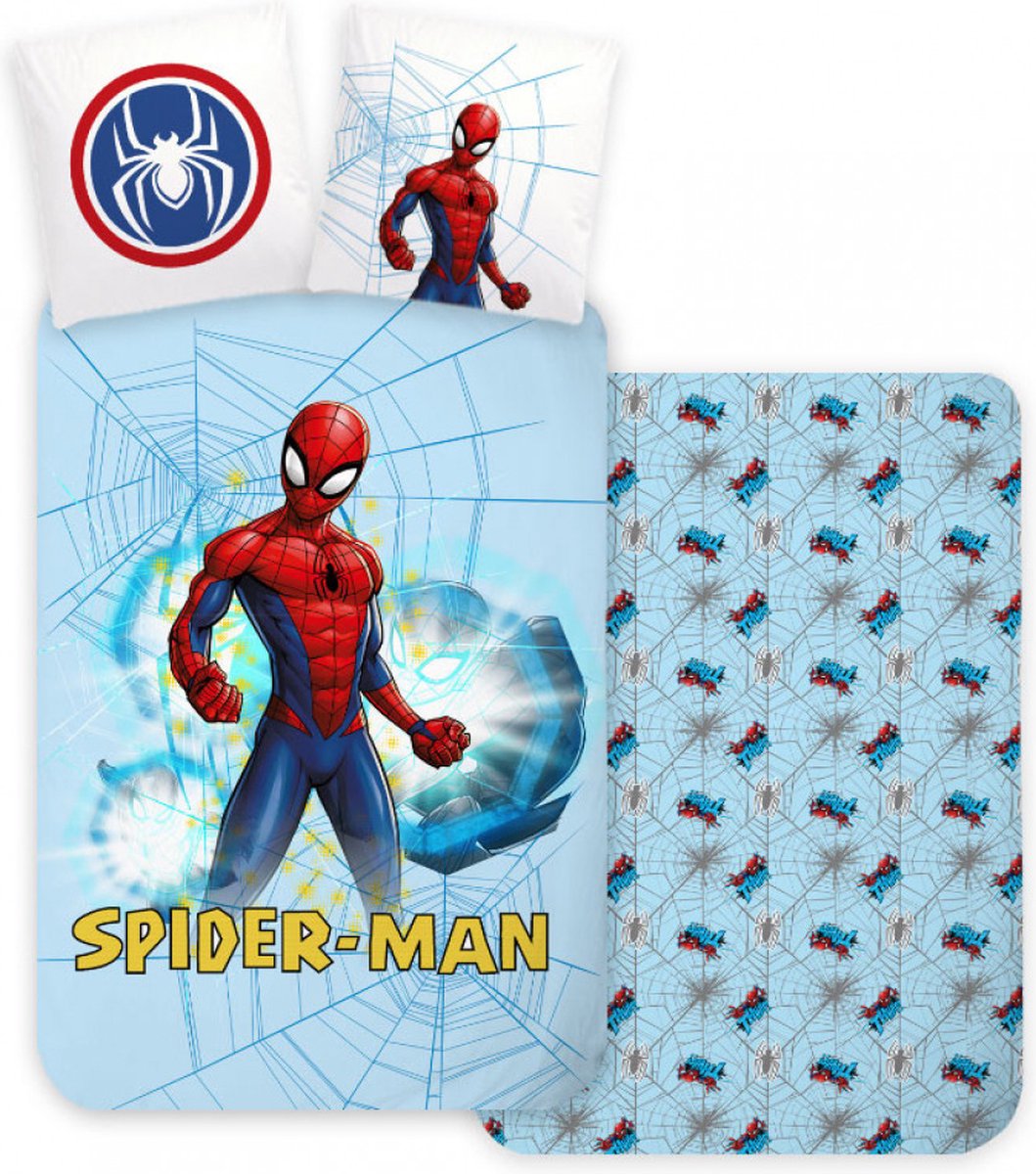 SpiderMan dekbedovertrek - 100x135 cm - 100% Katoen