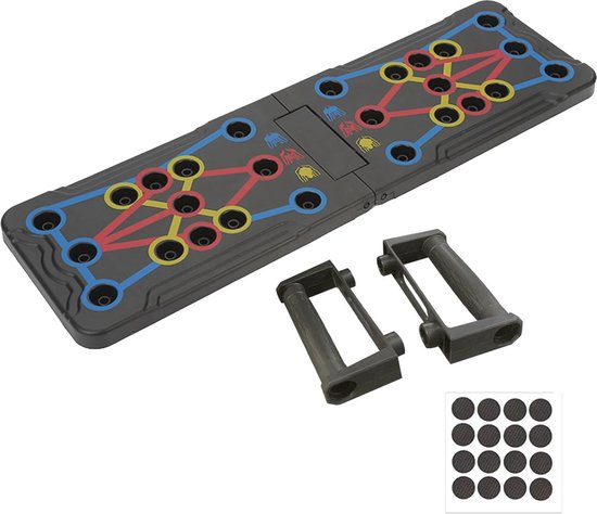 Push-upboard, 24-in-1 push-upboard, opvouwbaar multifunctioneel push