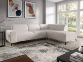 Bol.com hoekbank munna- boulé beige stof- lounge rechts- hoeksalon right aanbieding