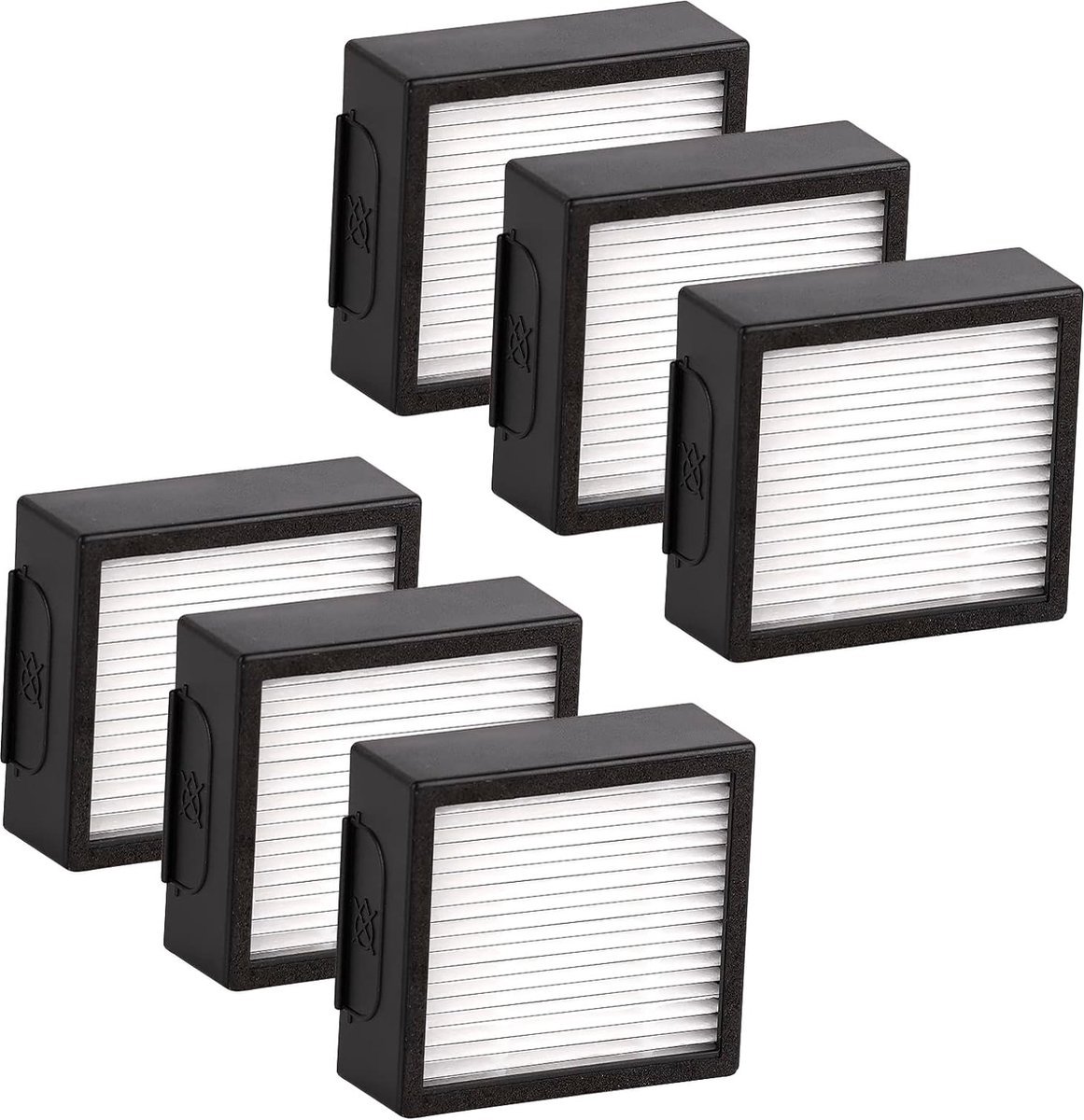 6 stuks vervanging HEPA-filter geschikt voor iRobot Roomba Combo J7+ plus/Combo j9+/Combo 10 Max robotstofzuigerkit