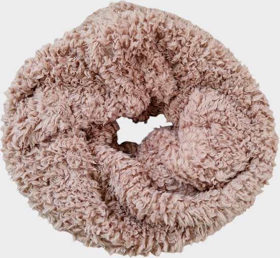 Colsjaal Nonnie - Teddy - Taupe - superzacht - warm