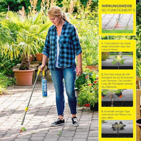 Onkruidbrander voor een Onkruidvrije Tuin - Eenvoudig en Veilig Met Gas Werken — afbeelding 4