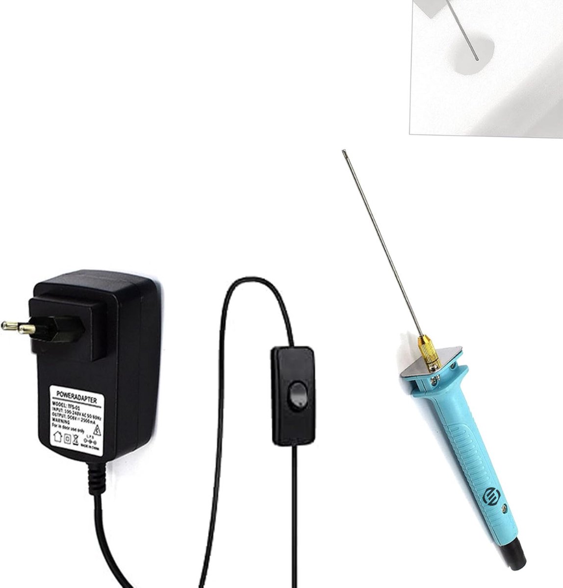 Equivera piepschuimsnijder - Elektrische Piepschuimsnijder - Piepschuim Snijder - Nauwkeurig Snijden