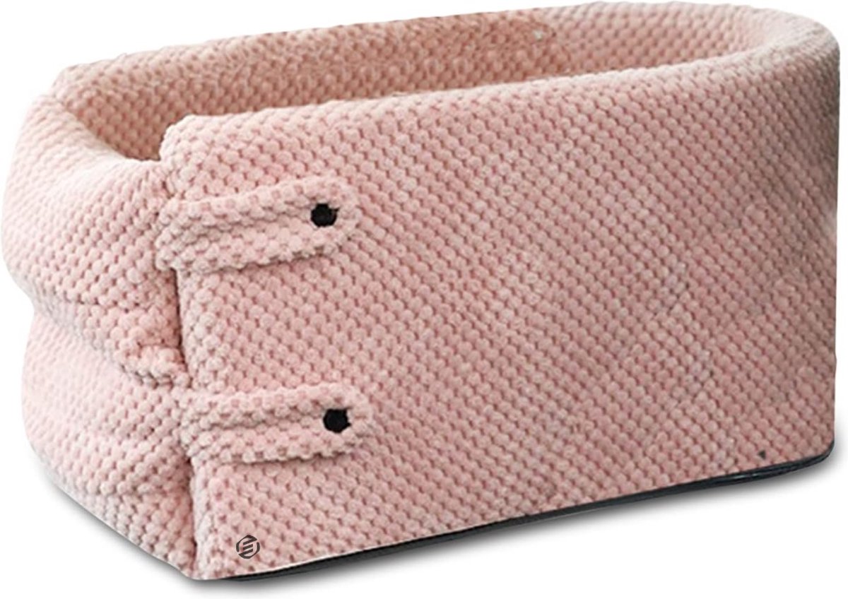 Equivera Hondenmand Auto Met Gordel – Hondenmand – Hondenmand Auto – Autostoel Hond – Hondenstoel Auto – Met Gordel