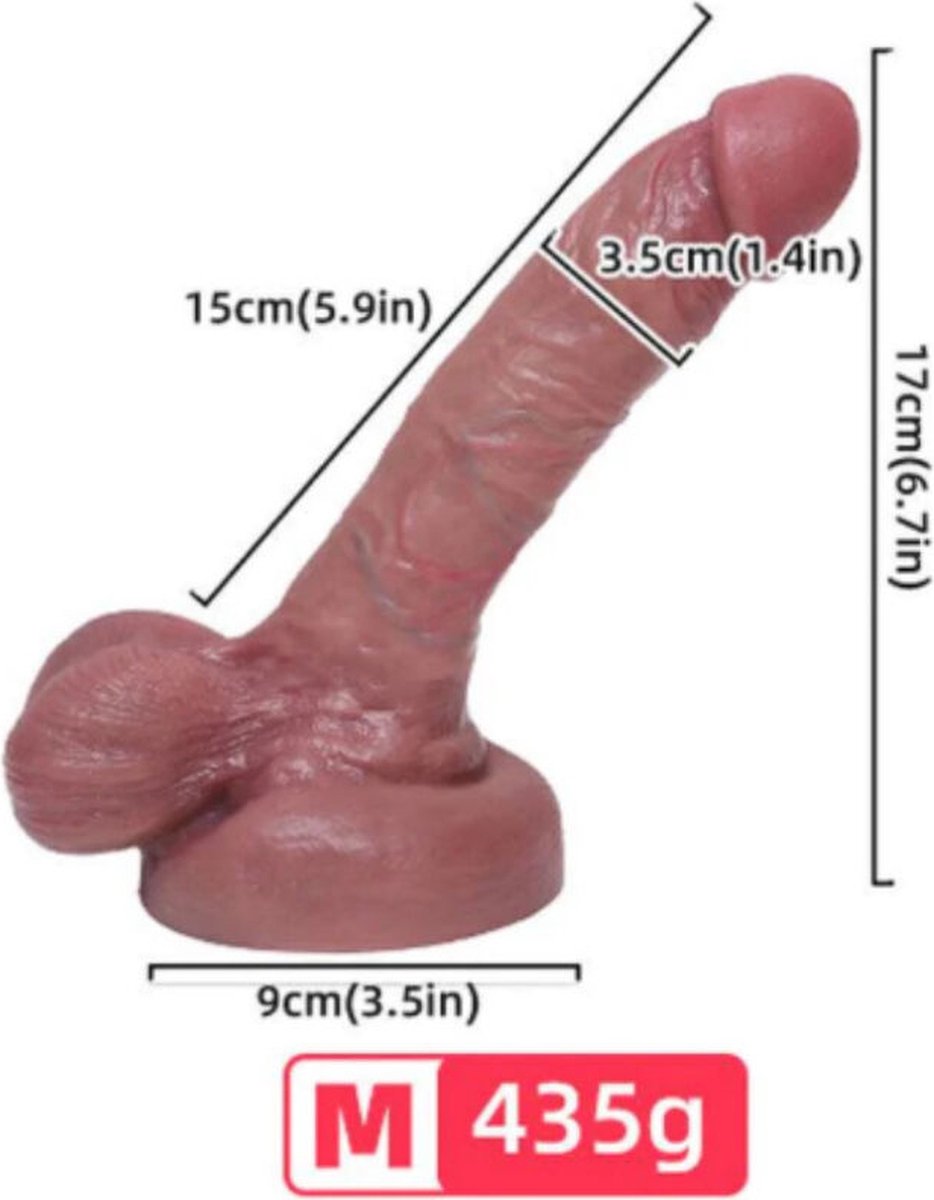 Goedkoopste ARMONY - REALISTISCHE VLOEIBARE SILICONEN DILDO 15 CM | DILDO | REALISTISCH DILDO | SEX TOYS VOOR VROUW | SEKSSPEELTJES VOOR VROUW