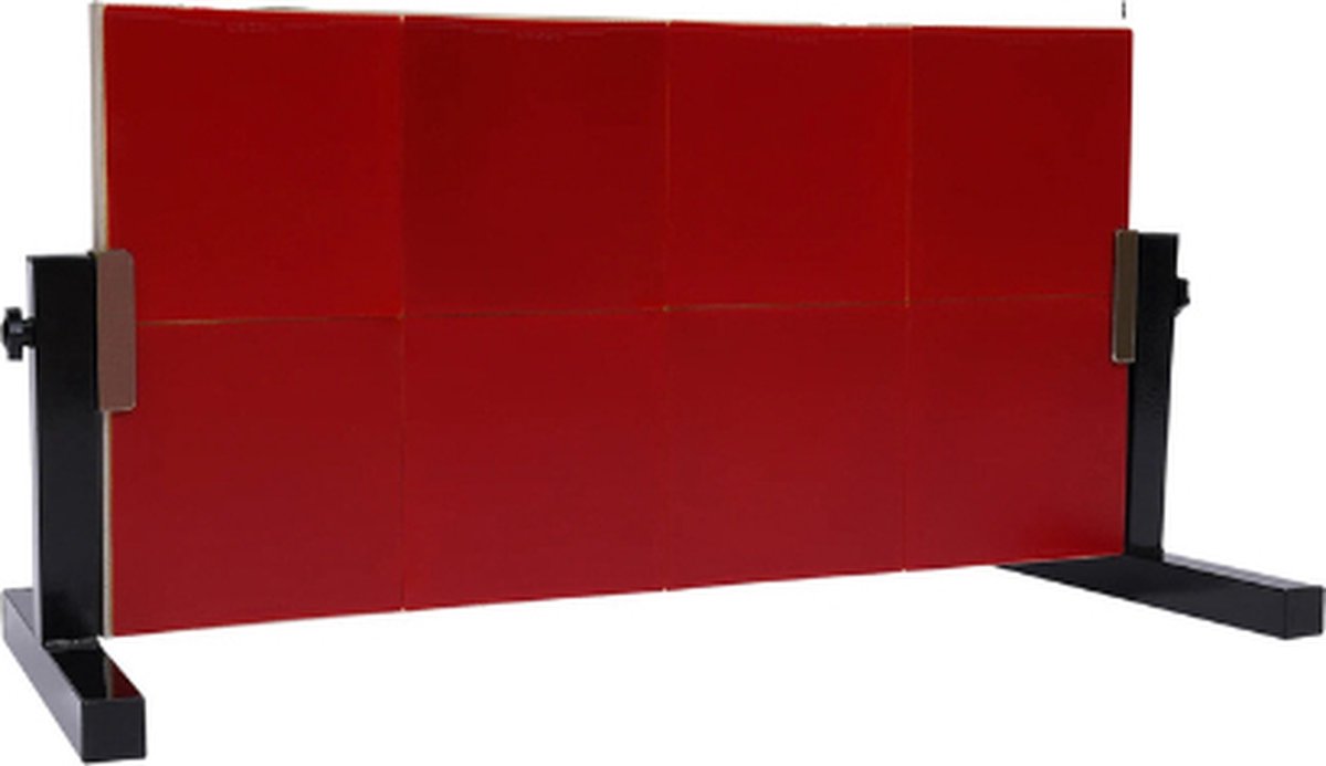 Tumex - Tafeltennis Rebounder - Pingpong bord - Terugkaatsbord - Met 8 Rubberen Panelen - 66x33 cm - 5kg - Voor Zelftraining