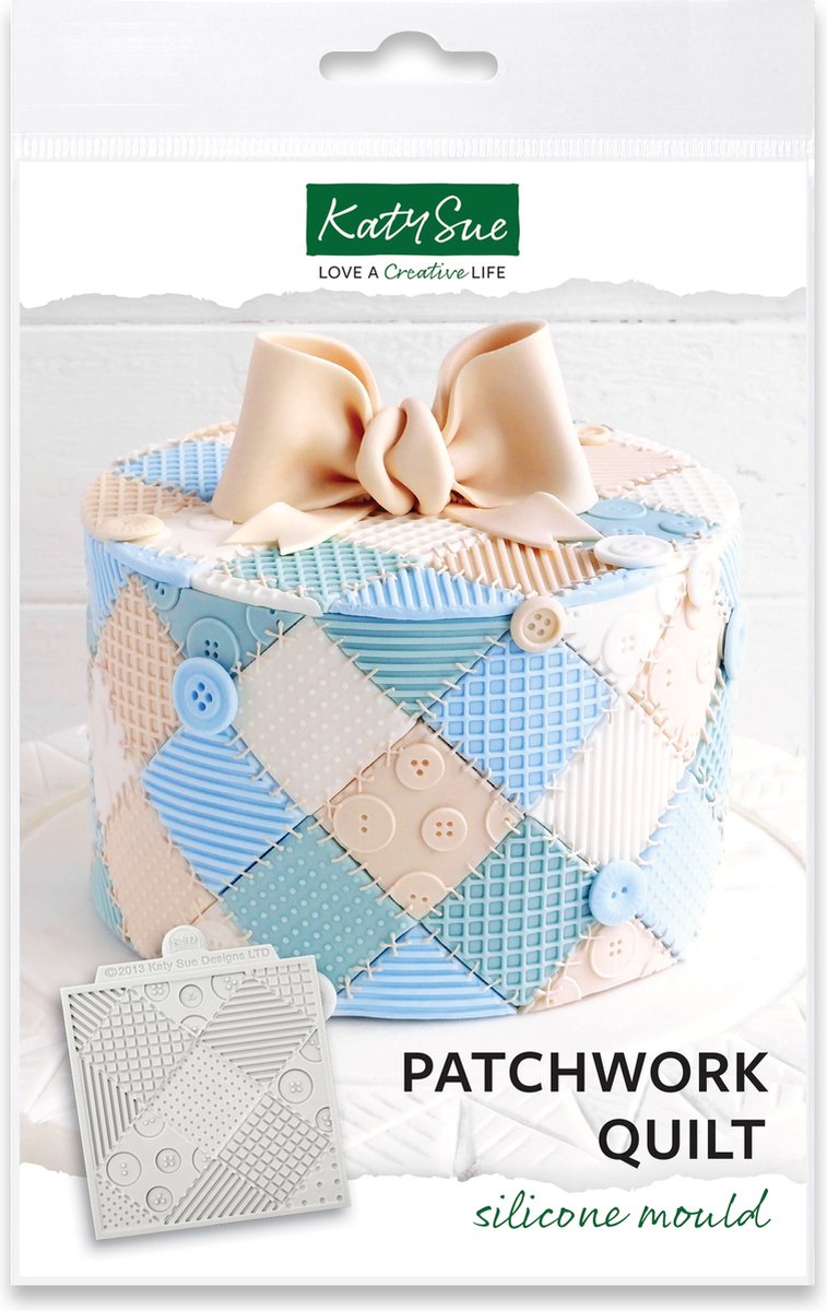Katy Sue Siliconen Mal Patchwork Quilt Textuurmat