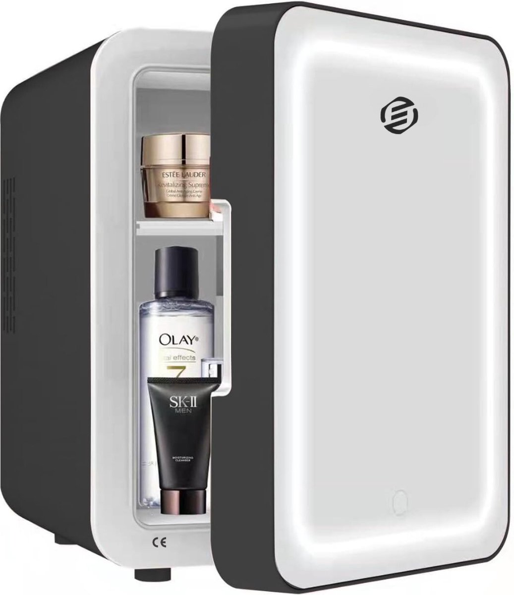 Equivera Mini Fridge - Fridge - Mini Fridge for Drinks - Mini Fridge Eten En Drinken - Mini Koelkast - Mini Koelkasten - Minikoelkast - Koelkastje -
