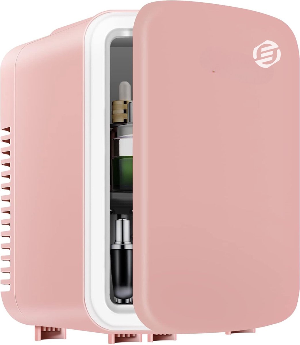 Equivera Mini Fridge - Fridge - Mini Fridge for Drinks - Mini Fridge Eten En Drinken - Mini Koelkast - Mini Koelkasten - Minikoelkast - Koelkastje -