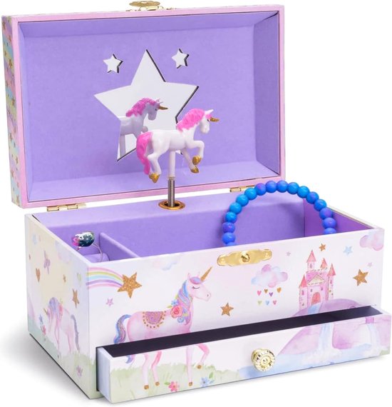 TAOPU Koepelvormige Muzikale Sieraden Doos Met Parelhandvat En Muziek Draaiende Ballerina Jewel Opbergkoffer Voor Meisjes 1322052937