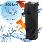 Aquariumfilter 200L/H 0L-50L – Aquarium filter pomp – Zuurstofpomp aquarium - Aquarium pomp met filter