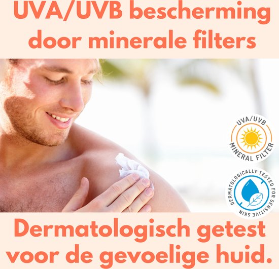 Minoris Anti-Spot Zonnebrandlotion SPF 50+ | Biologisch, Natuurlijk, Minerale Inhoud | Breedspectrum Zonnebescherming voor Gevoelige Huid | Hypoallergeen, Vegan, Rifvriendelijk, Waterbestendig, Dermatologisch Getest, Primer Geschikt - 150 ml