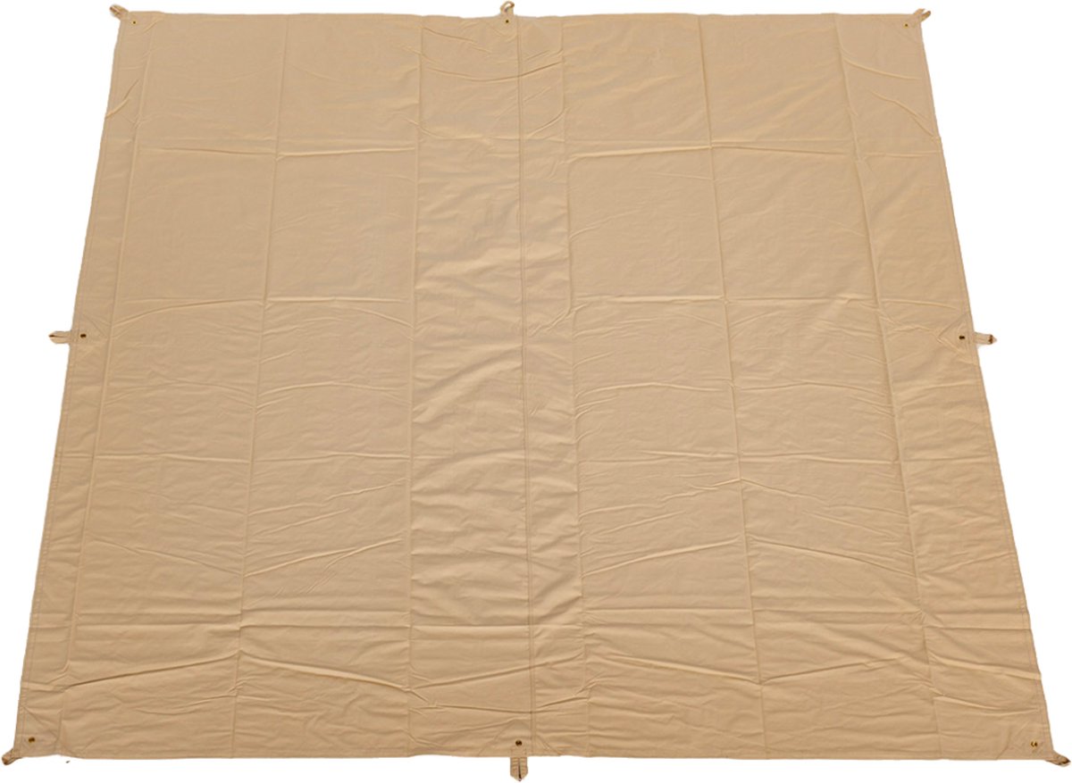 All Purpose Canvas Zeil - Vierkant 6x6m (19,7x19,7ft) - Waterdicht en Duurzaam - Ideaal voor Kamperen, Bouwprojecten, Bescherming en Outdoor Gebruik - Stevig en Weerbestendig Tarp