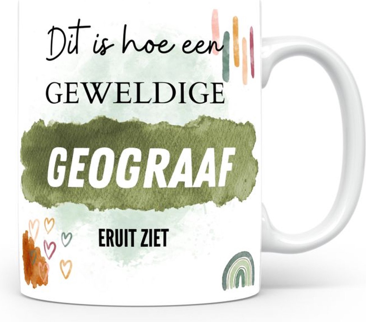 Mok bedrukken met beroep Geograaf