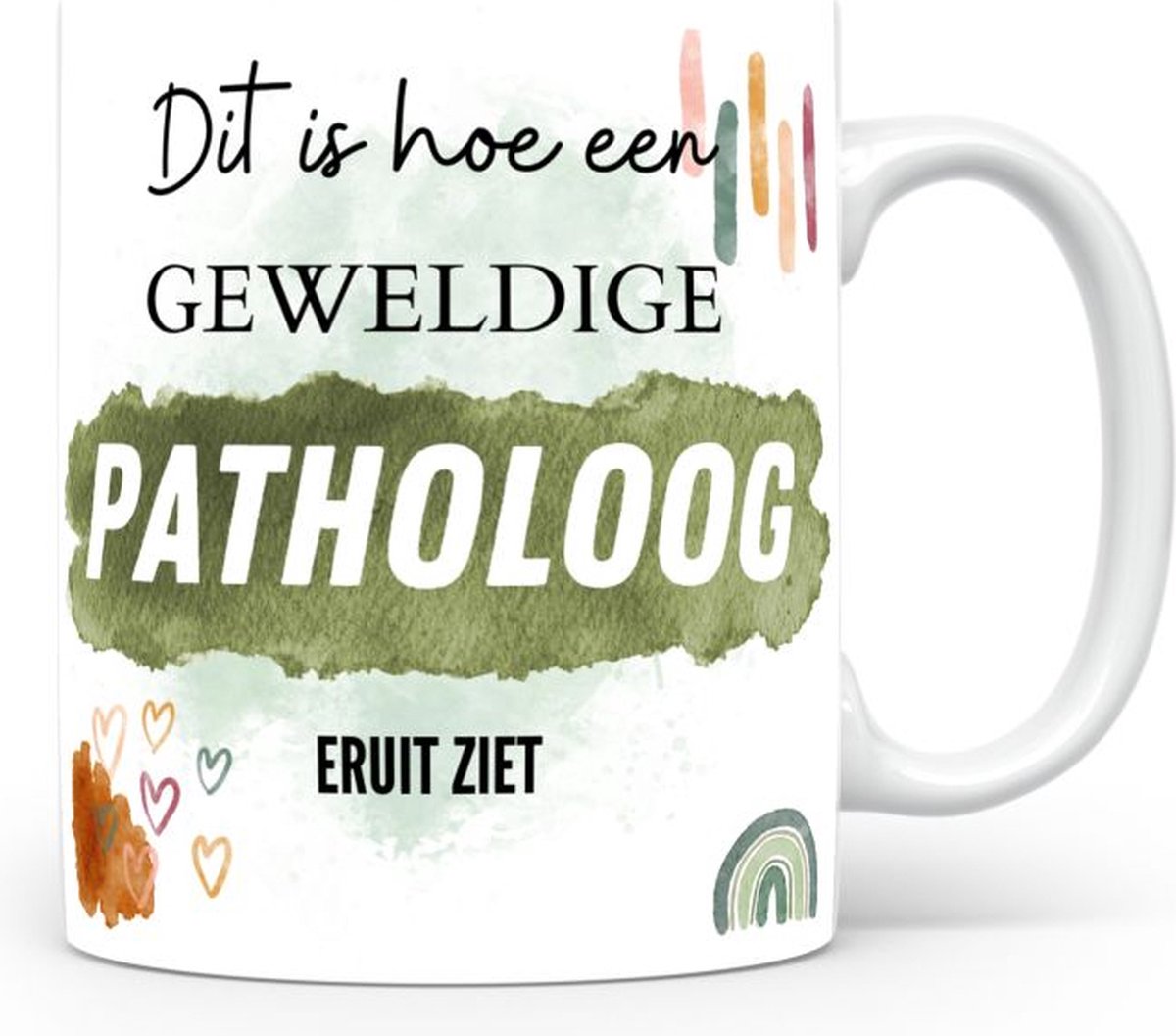 Mok bedrukken met beroep Patholoog
