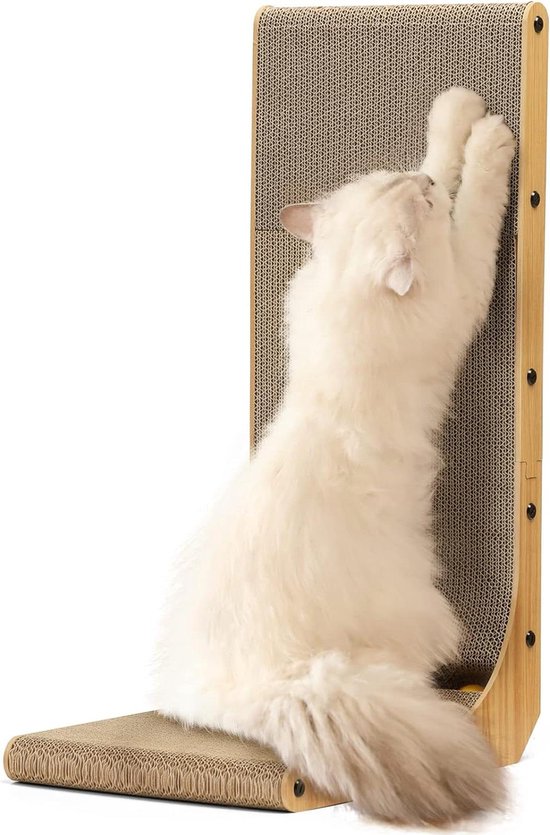 Kitty Town Leo Medium - Krabkarton Sofa Licht Eiken - Krabmeubel
