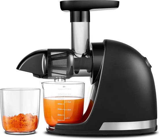 Lebenlang Slowjuicer - Elektrische Sapcentrifuge - RVS - - Juicers