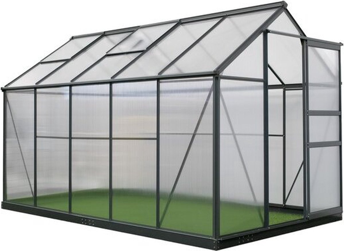 Westmann Greenhouse Flora 610 - 312 x 192 x 202 cm - Anthracite