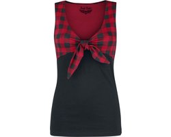 Rock Rebel by EMP Rood-zwarte rockabilly top - Dames - L