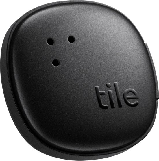 Tile Sticker (2024)- Kleine Bluetooth Tracker - Item Locator voor Fietsen - Brillen. Werkt met iOS en Android. 1 stuk (zwart)