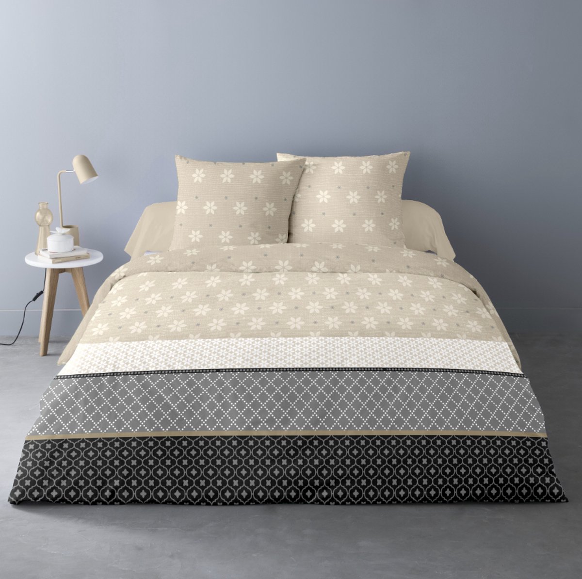 Better Night - Luxe Polar Fleece Dekbedovertrek Ariel - 260x240 - extra groot - warm - 2 kussenslopen 63x63