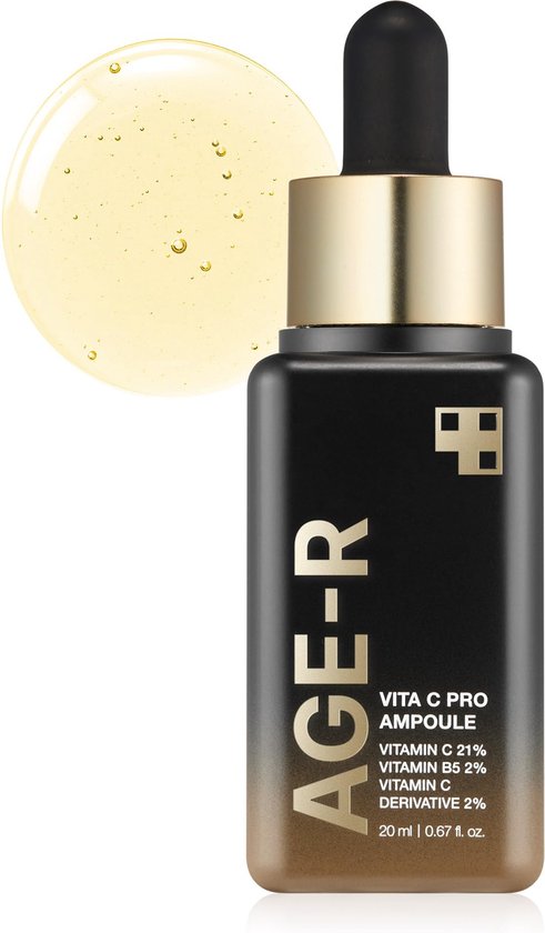Medicube - AGE-R - Vita C Pro Ampoule - 20ml - Vitamin C - Vitamine B5 - Verzorgend - Alle Huidtypes - Korean Skincare