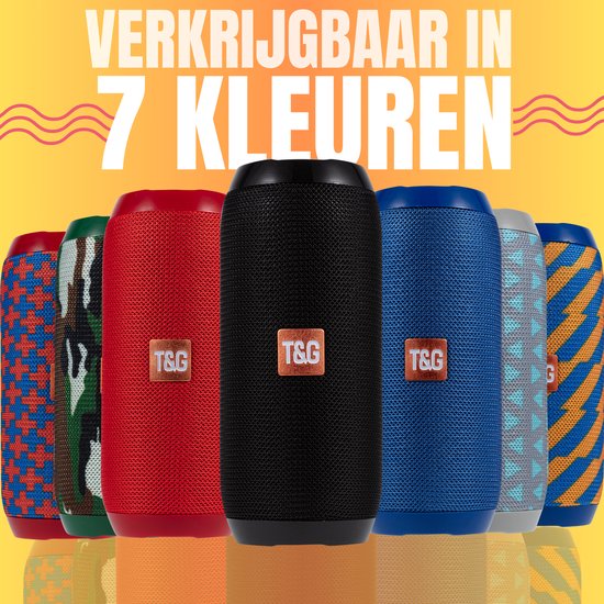 Pulver draadloos Speaker Camo - Muziek box - TG Prox - 10 watt - Speakers - Draadloos - werkt op bluetooth van Pulver — afbeelding 2