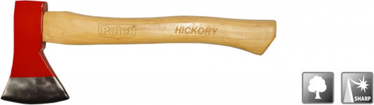 Polet handbijltje 800gr met steel 380mm